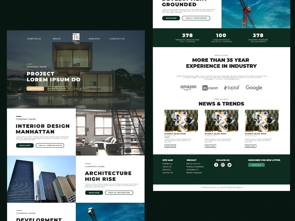 Modern website design and development | Upwork
