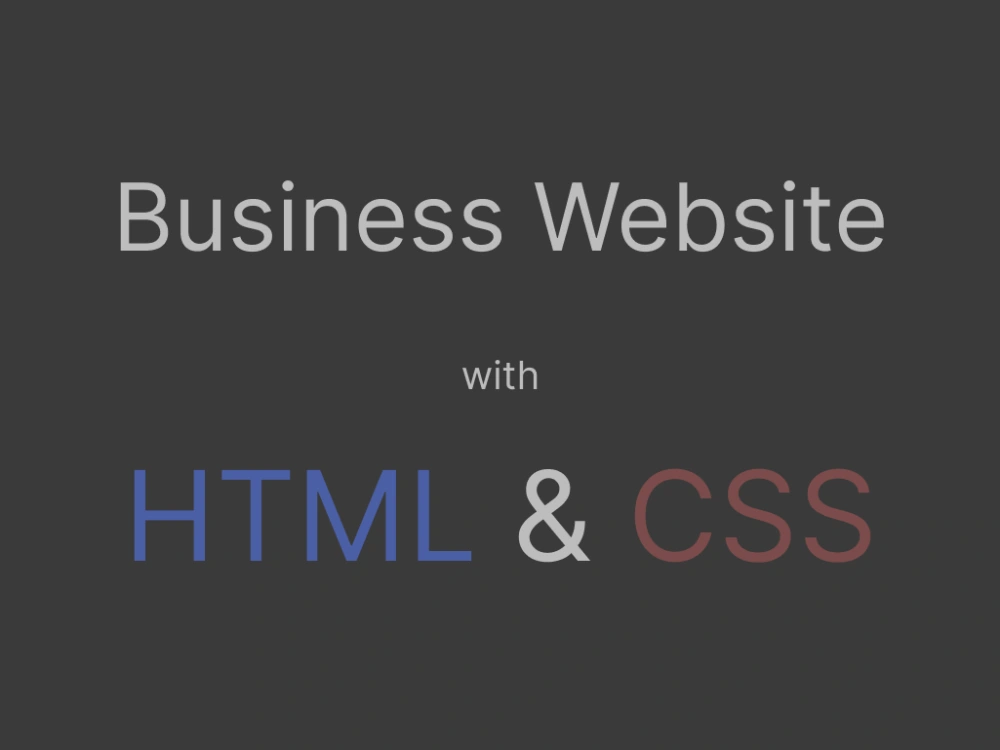 A responsive and beautiful website made with HTML and CSS | Upwork
