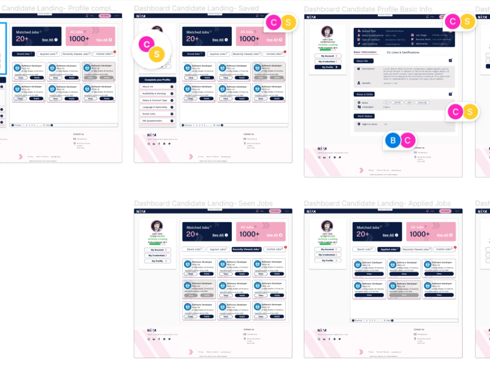 Professional UI/UX designed pages | Upwork