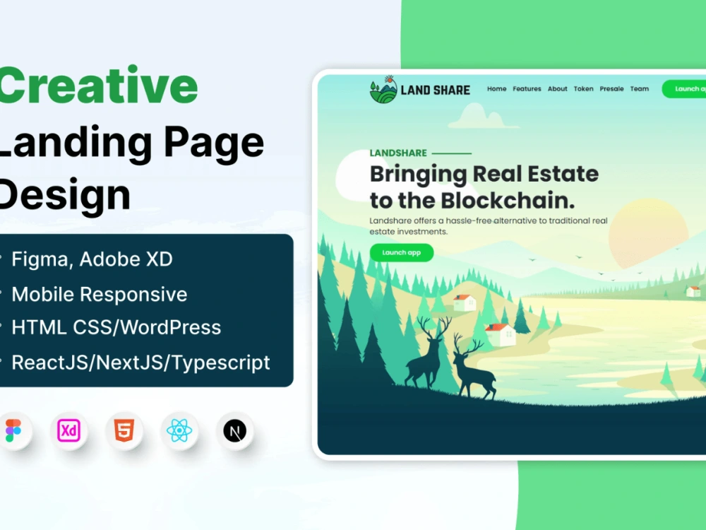 Website Landing Page-Web App Landing Page-Responsive Landing Page-HTML ...
