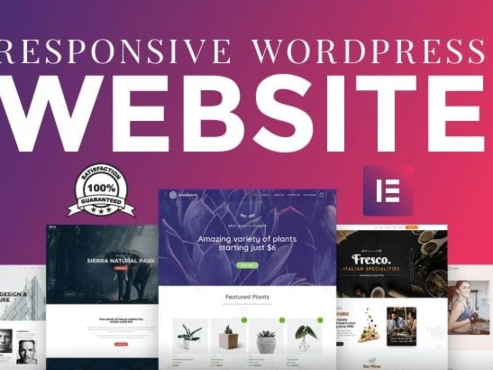 A Responsive WordPress Website or Landing Page With Elementor Pro | Upwork