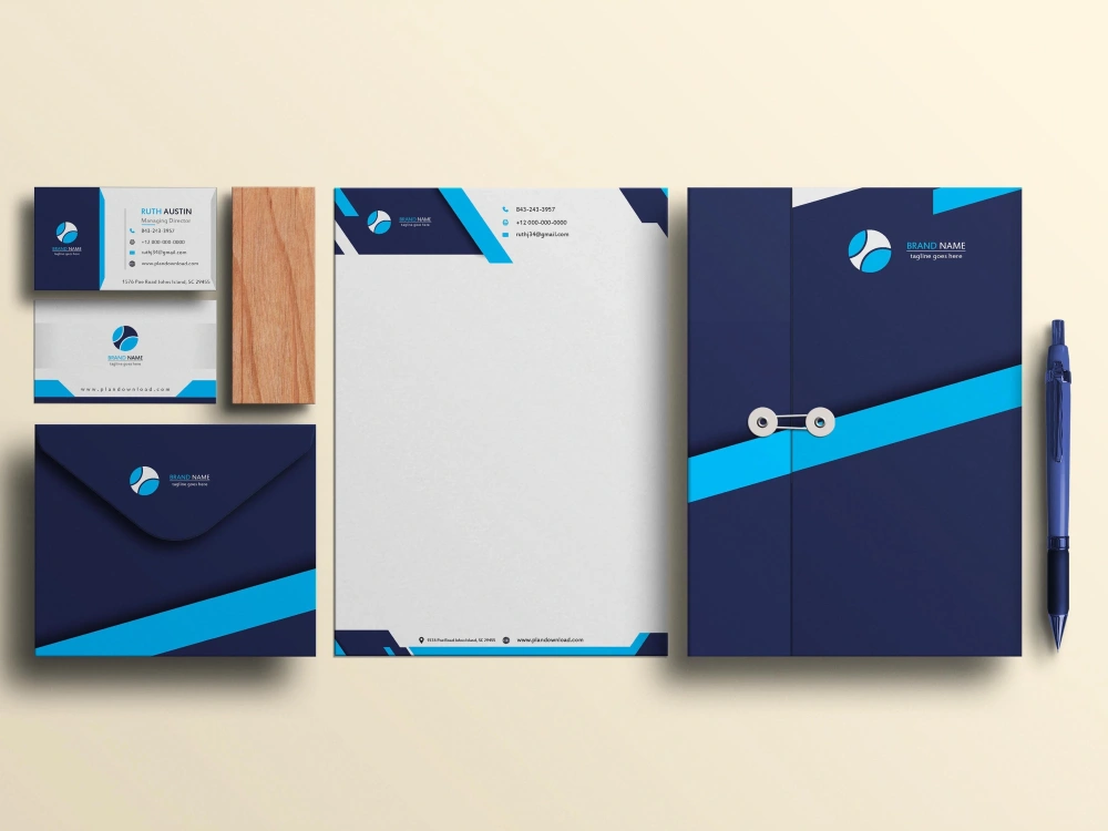 Stationery, business cards, letterhead, and envelope design Upwork