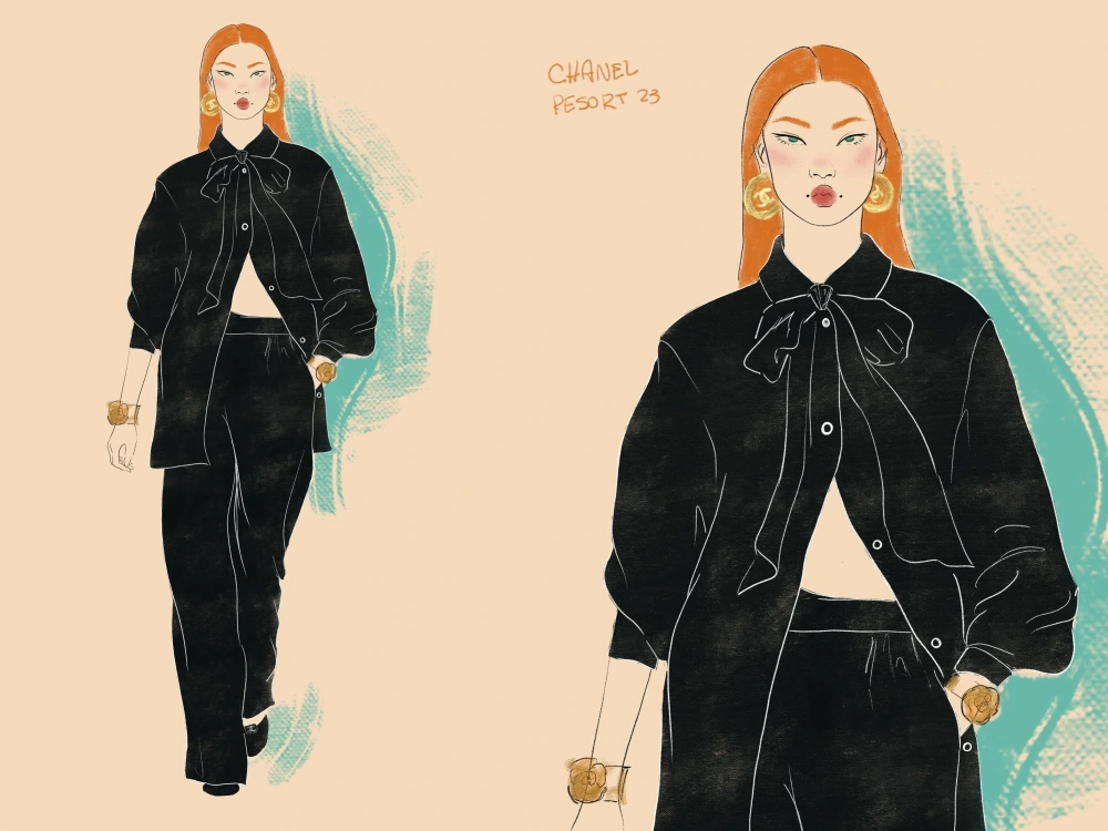 A digital fashion illustration from your sketch or photo | Upwork