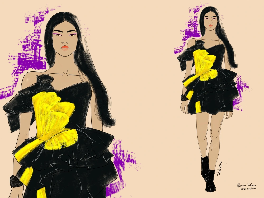 A digital fashion illustration from your sketch or photo | Upwork