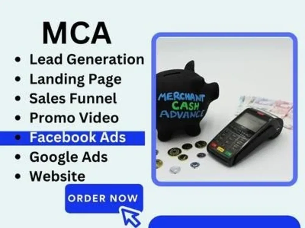 MCA Leads MCA Landing Page MCA Facebook Ads Business Loan Leads MCA