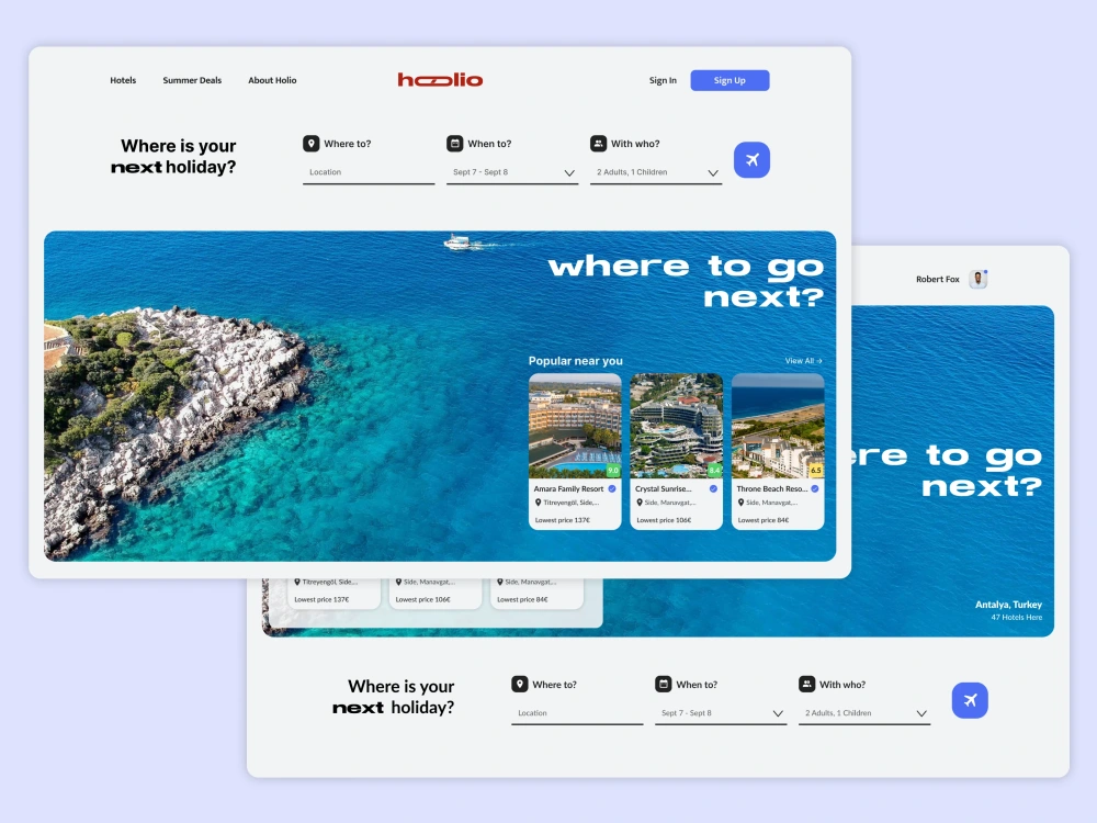 Clean and modern User Interface for mobile and web | Upwork