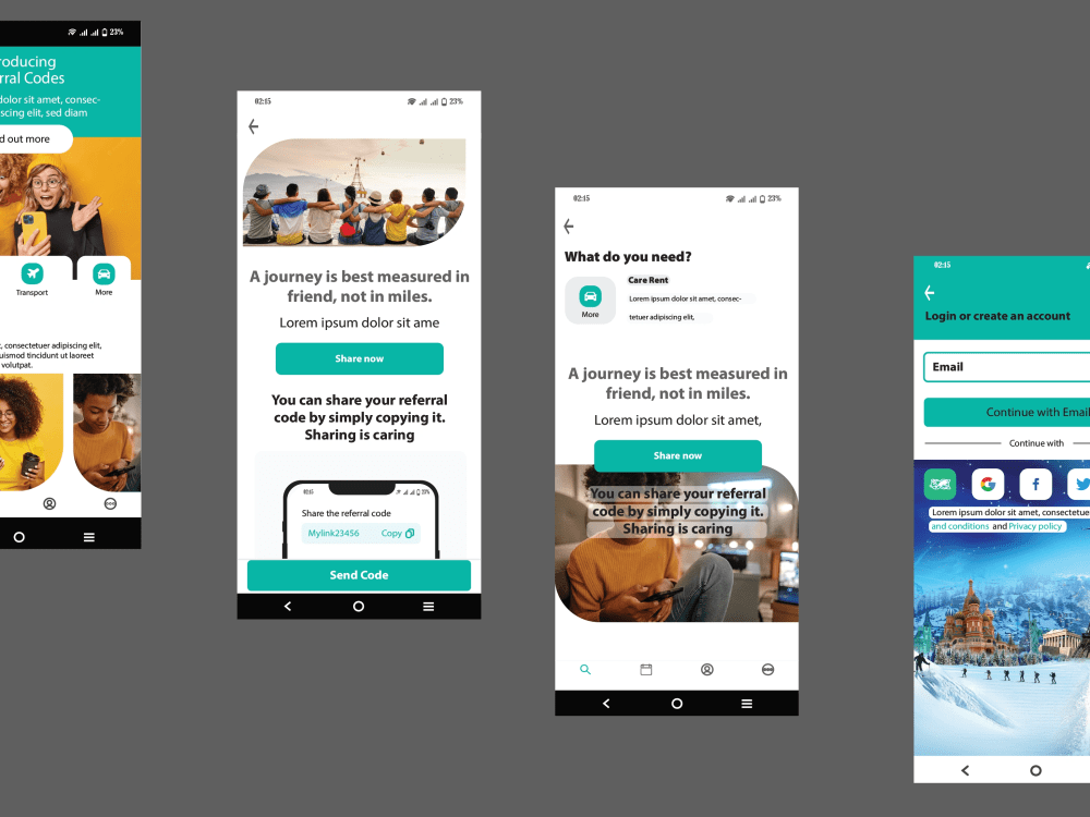 An eye-catching professional Business UI/UX design, wireframe prototype ...