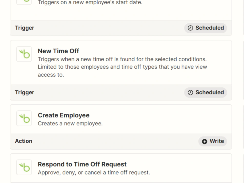 BambooHR automation with Zapier Upwork