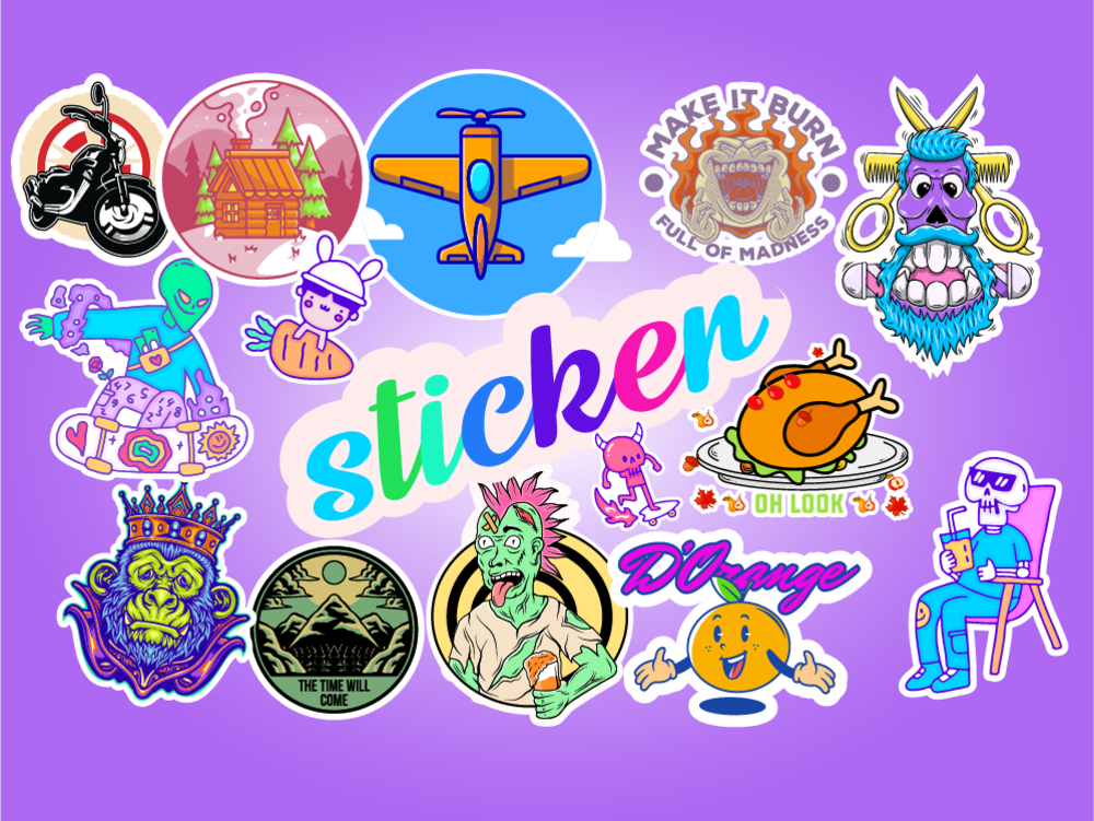 A topquality sticker design ready to print in a short time Upwork