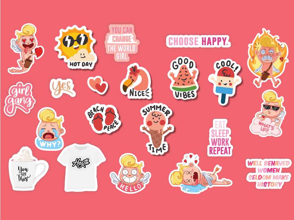 A topquality sticker design ready to print in a short time Upwork