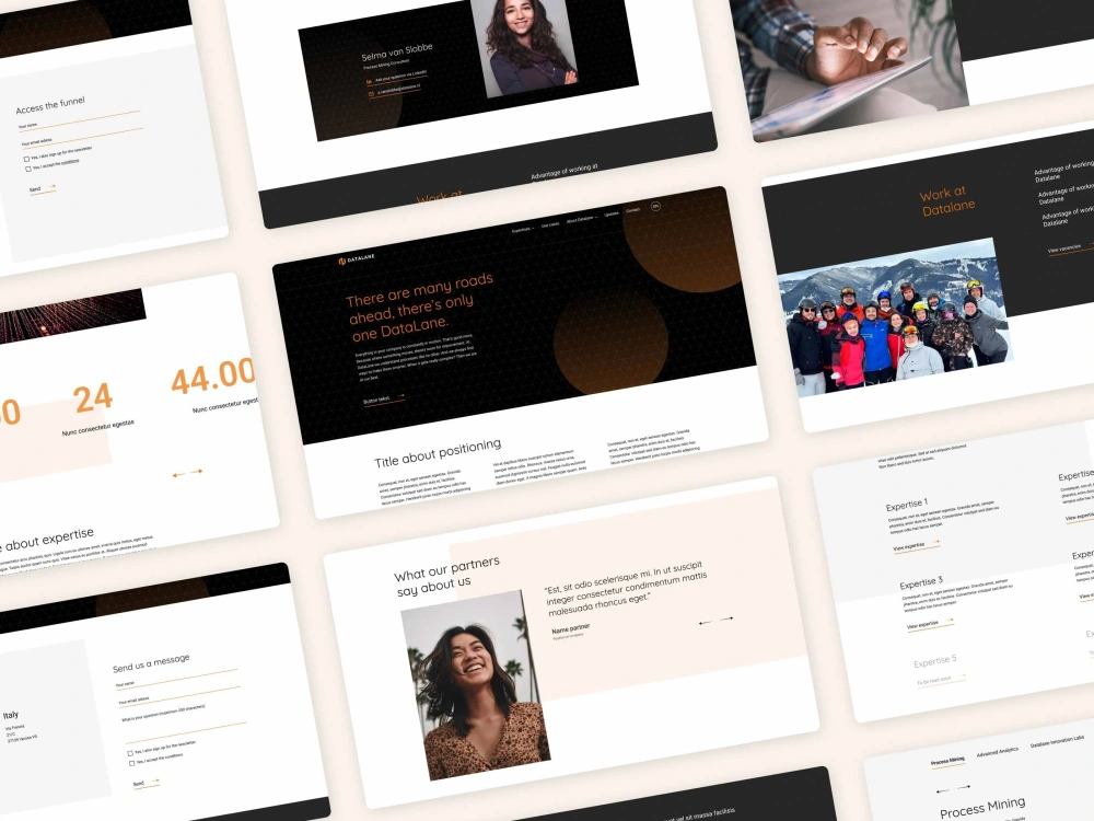 A Website Landing Page UI design in Figma | Upwork