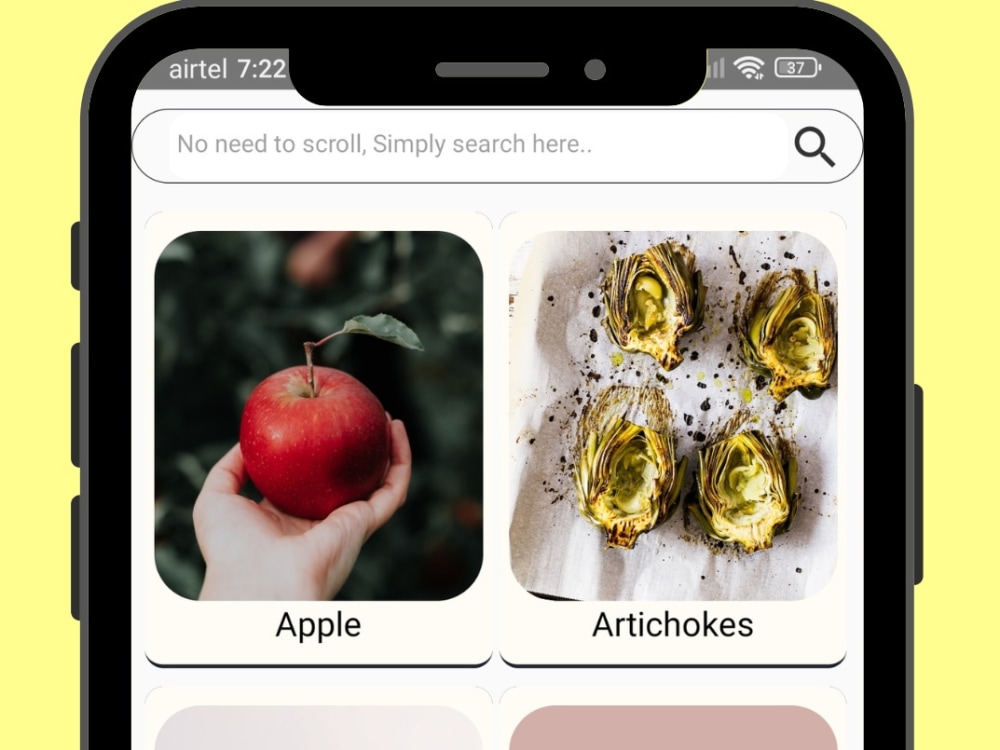 Food Nutritional value checker mobile app Upwork