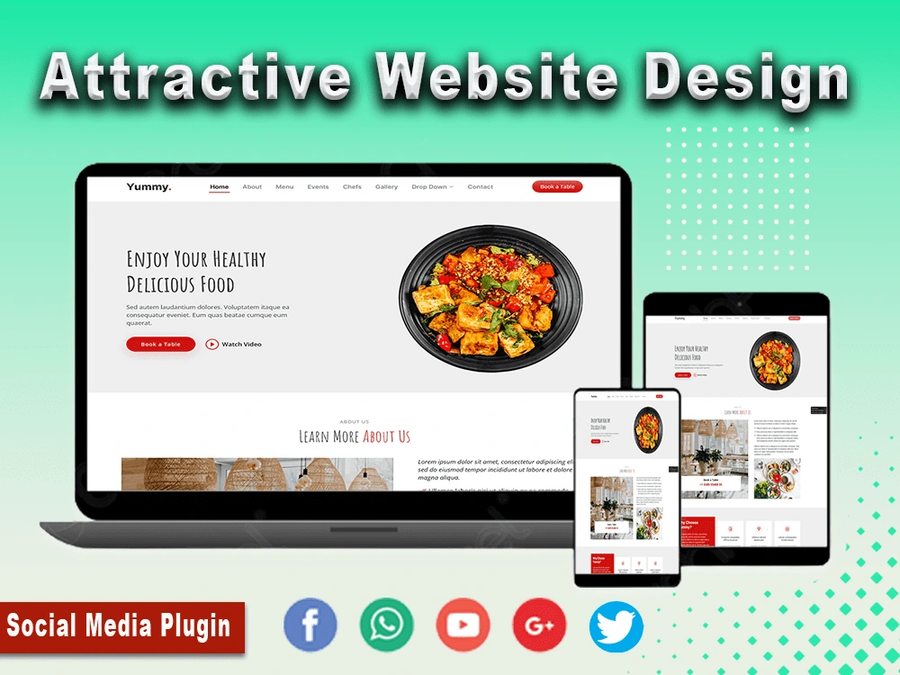 A Responsive WordPress Website Design for your Business. | Upwork