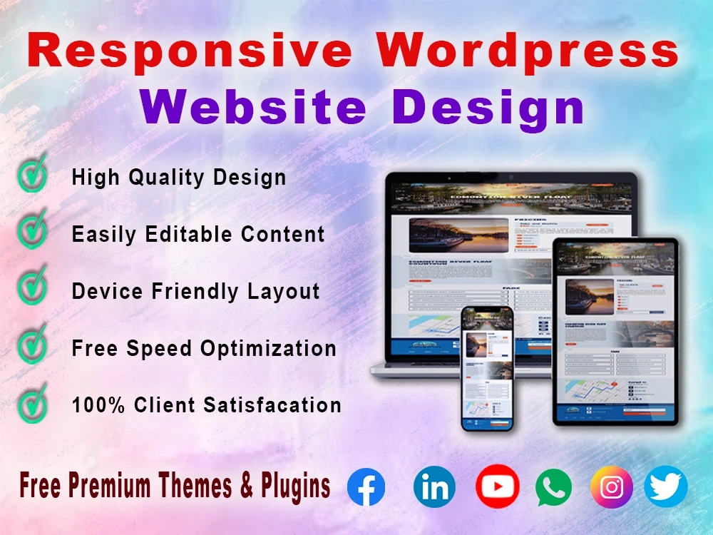 A Responsive WordPress Website Design for your Business. | Upwork