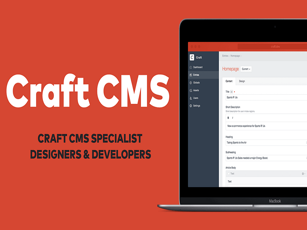 A modern and professional Craft CMS website | Upwork
