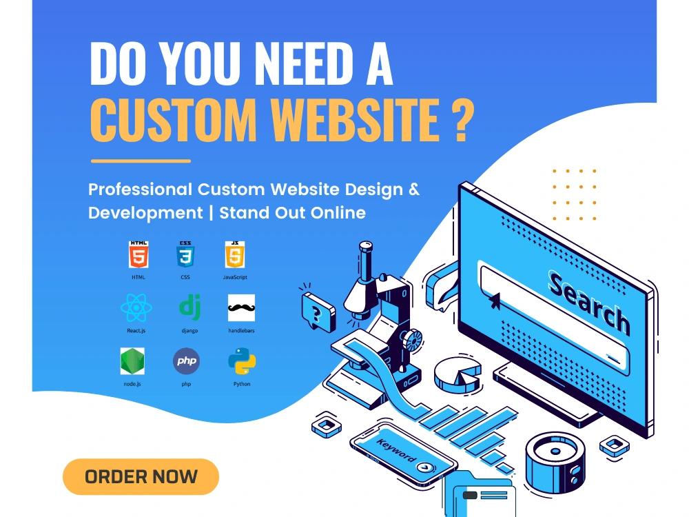 Expert Custom Website Coding with SEO Optimized and High-Quality ...