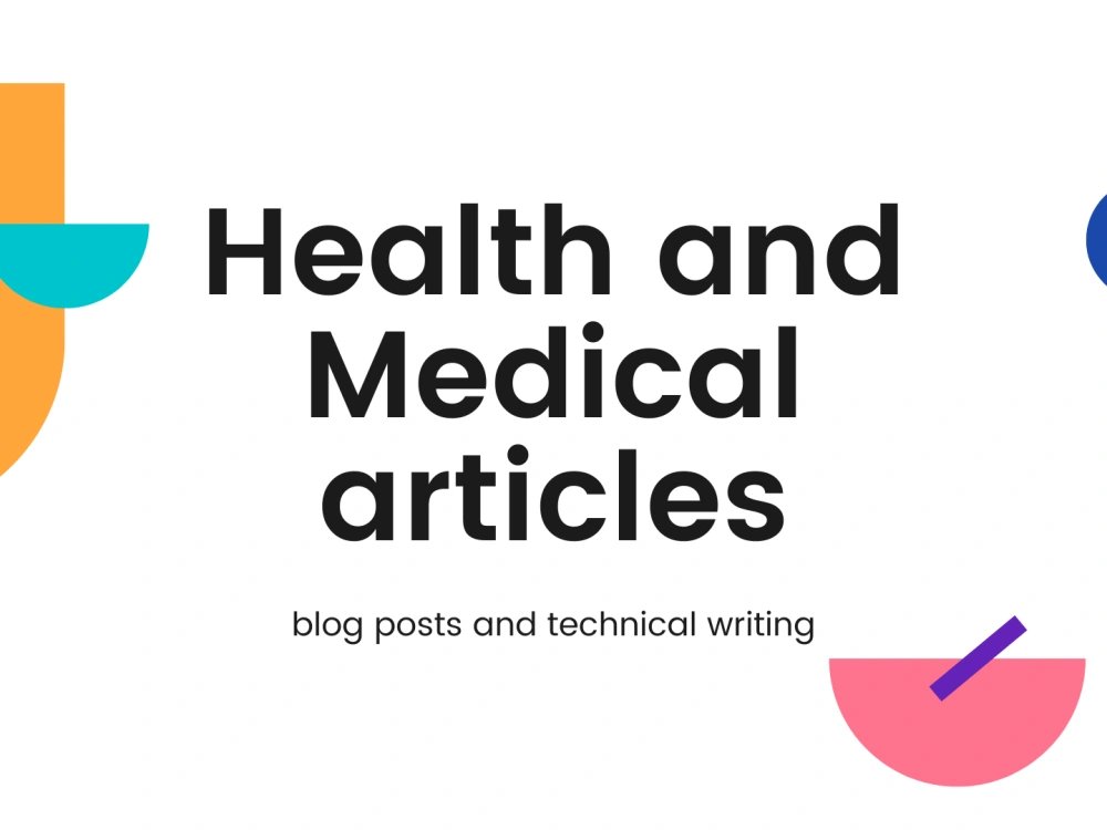 Informative health and medical articles | Upwork