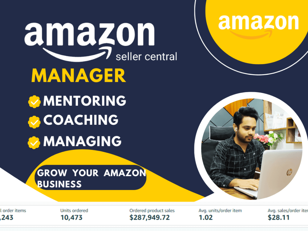 Amazon Seller Central Manager and Amazon Account Manager Upwork