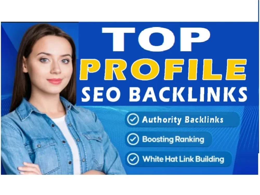 50 Manual Profile backlinks Top Websites DA 60+ Upwork