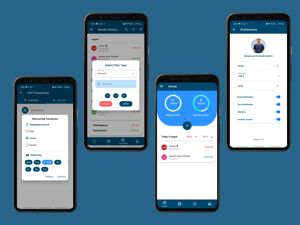 Modern UI and professional UX for your app or website in adobe xd | Upwork