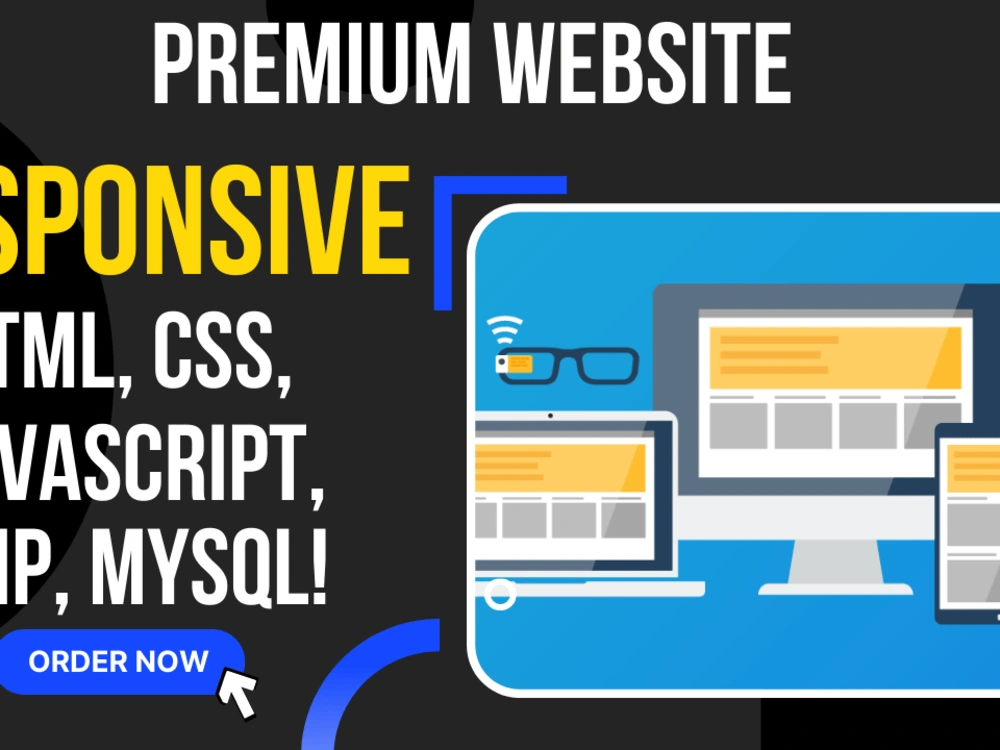 Professional website using HTML CSS js PHP | Upwork
