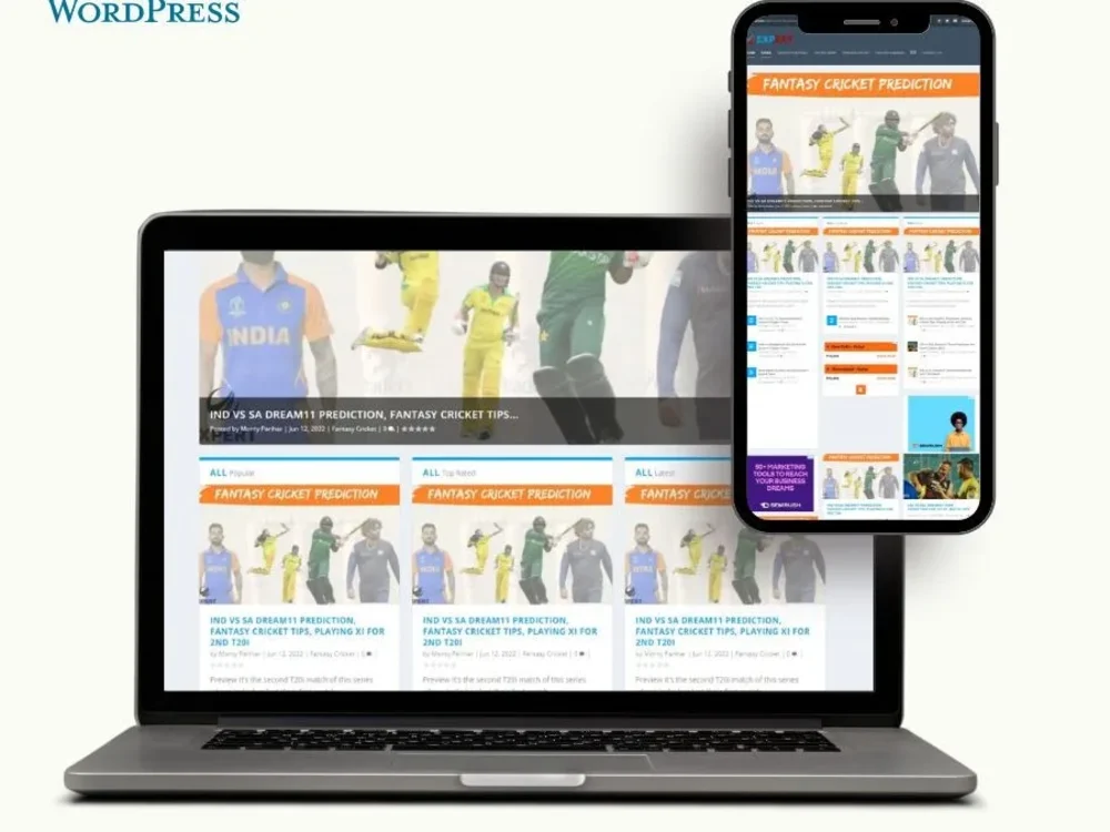 Clean and responsive WordPress website design | Upwork