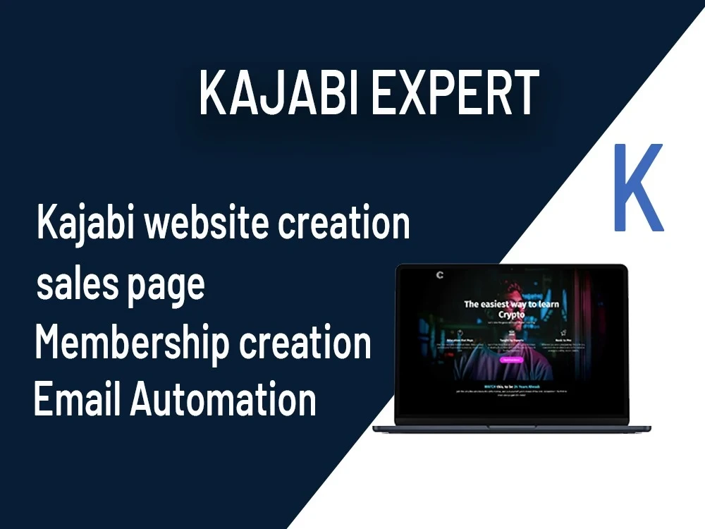 A kajabi online course, kajabi expert, kajabi funnel Upwork