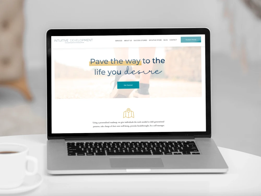 A custom Squarespace website designed by a Squarespace Circle Member