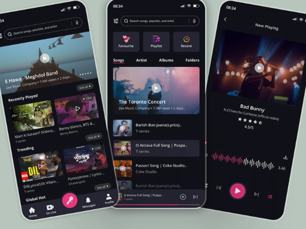 High-Quality Music Streaming App For Android App | Upwork