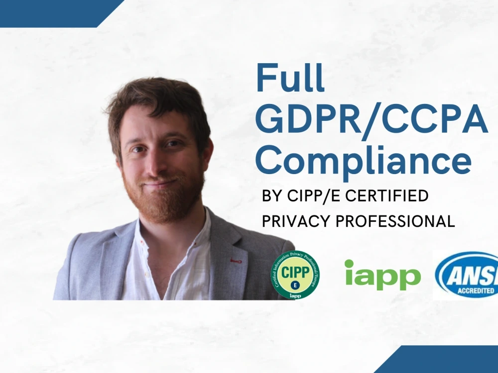 Custom privacy policy and terms and conditions for your website or 
