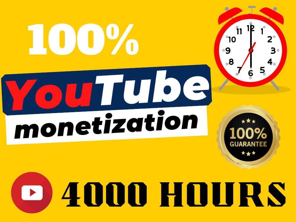 4000 Watch Hour Watch Time Of Channel 4000 Hours Watch Time