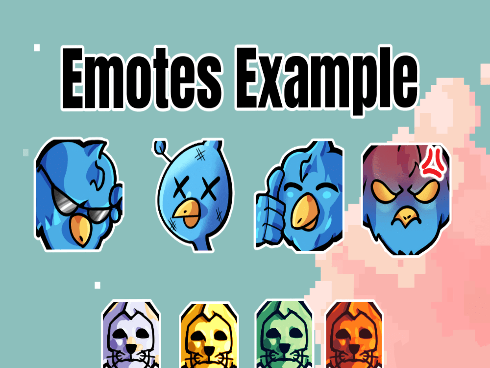 Custom twitch emote and badges for your stream | Upwork