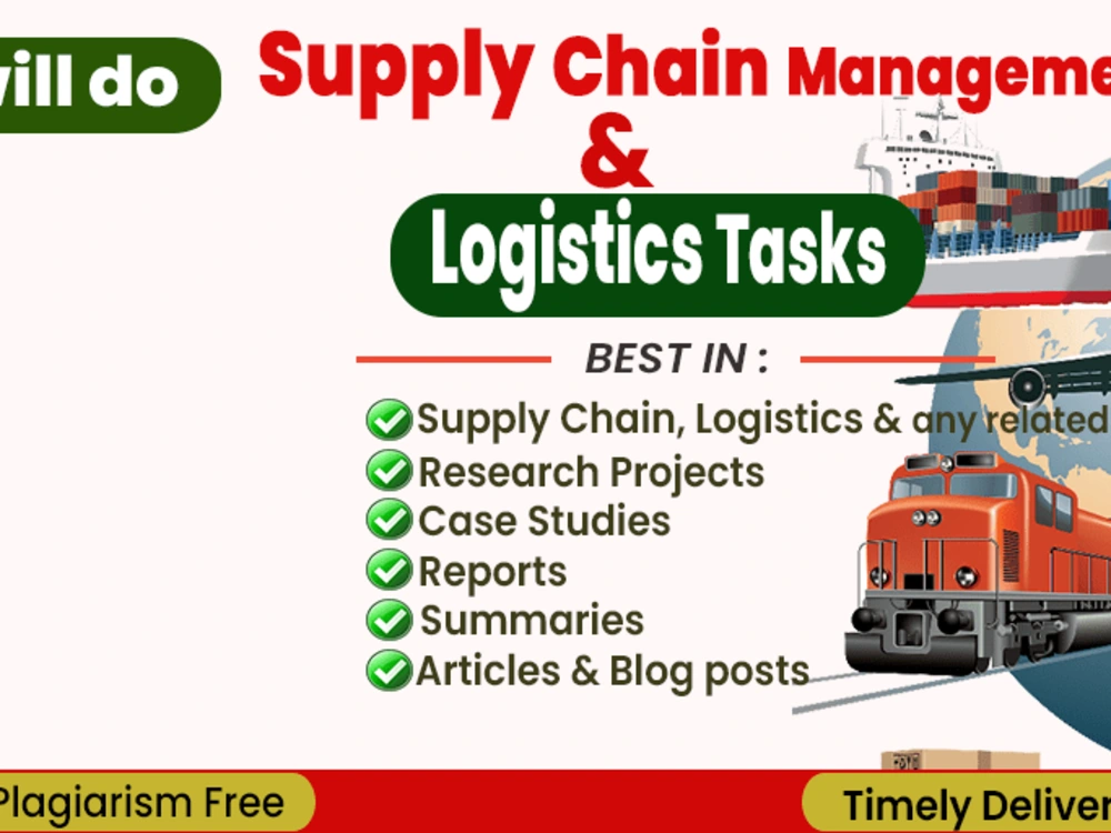 Logistic Tasks Best supply chain management and logistics tasks | Upwork