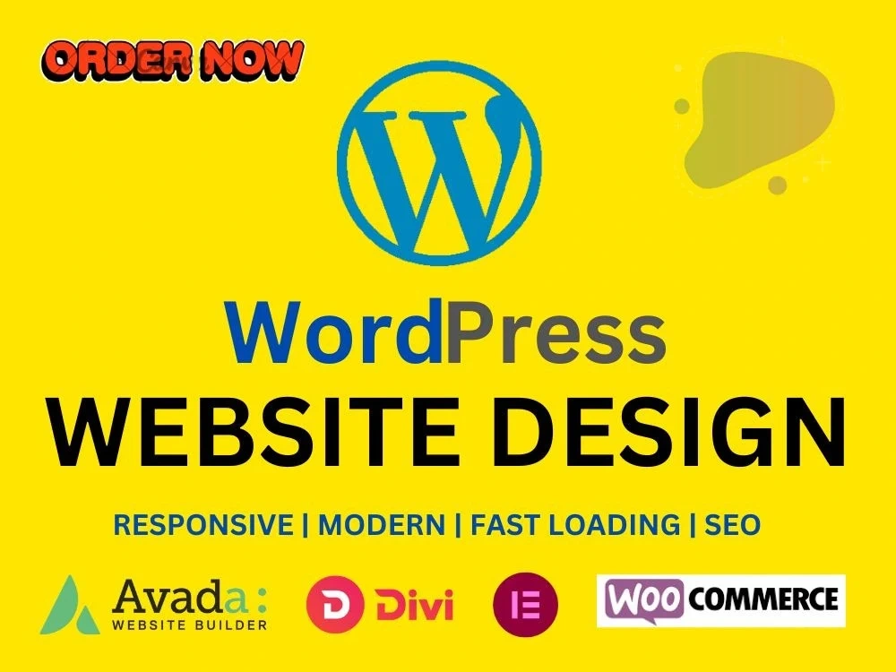 A modern and mobile friendly WordPress website design | Upwork
