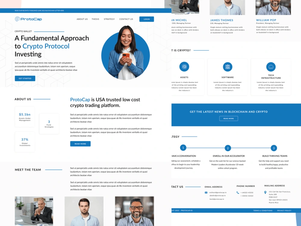 Website Landing Page UI UX design in Figma | Website development | Upwork
