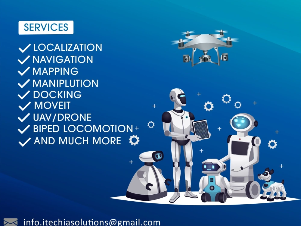 Custom ROS Simulation Gazebo CoppelliaSim/VREP Unity Upwork
