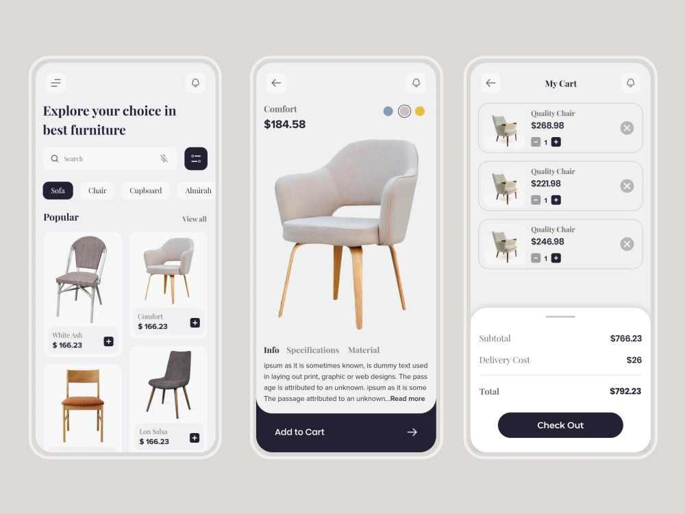Attractive mobile app UI/UX Design | Upwork