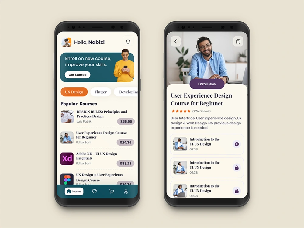 Attractive mobile app UI/UX Design | Upwork