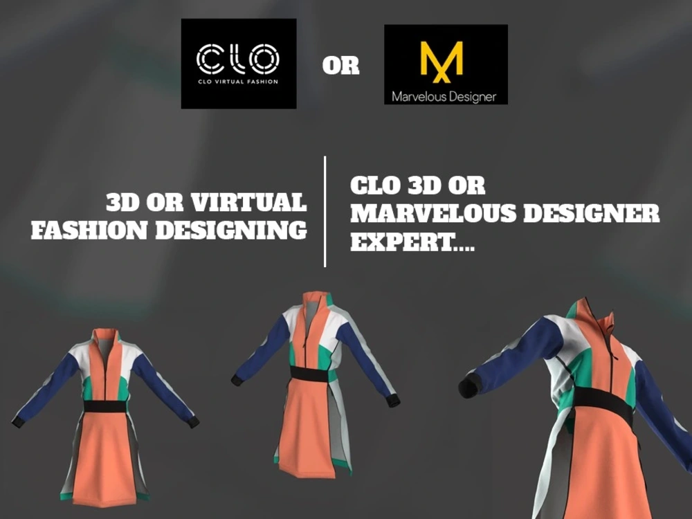 Clo3d and Marvelous designer (BASIC WOMEN`S CLOTHES PACK) 