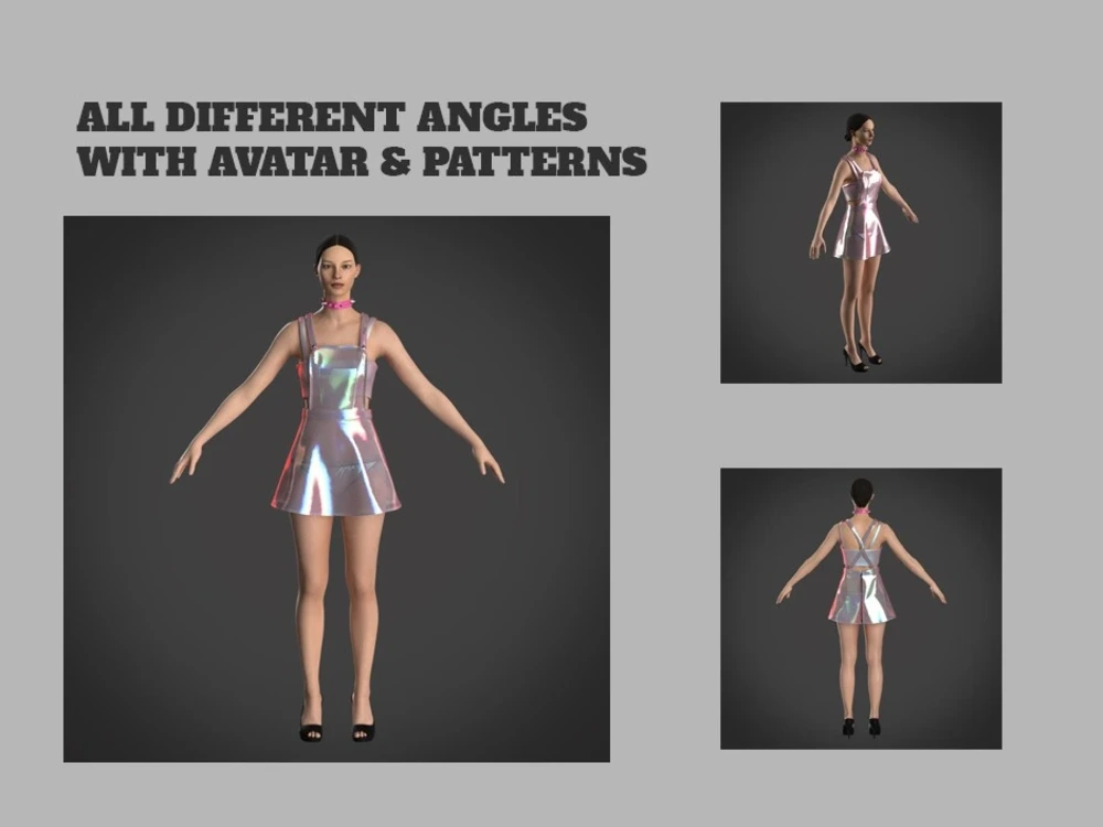 Clo3d and Marvelous designer (BASIC WOMEN`S CLOTHES PACK) 