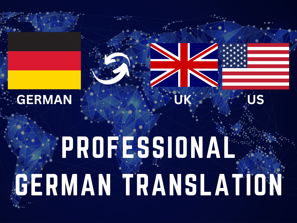 Professional translation of your German documents to English and vice