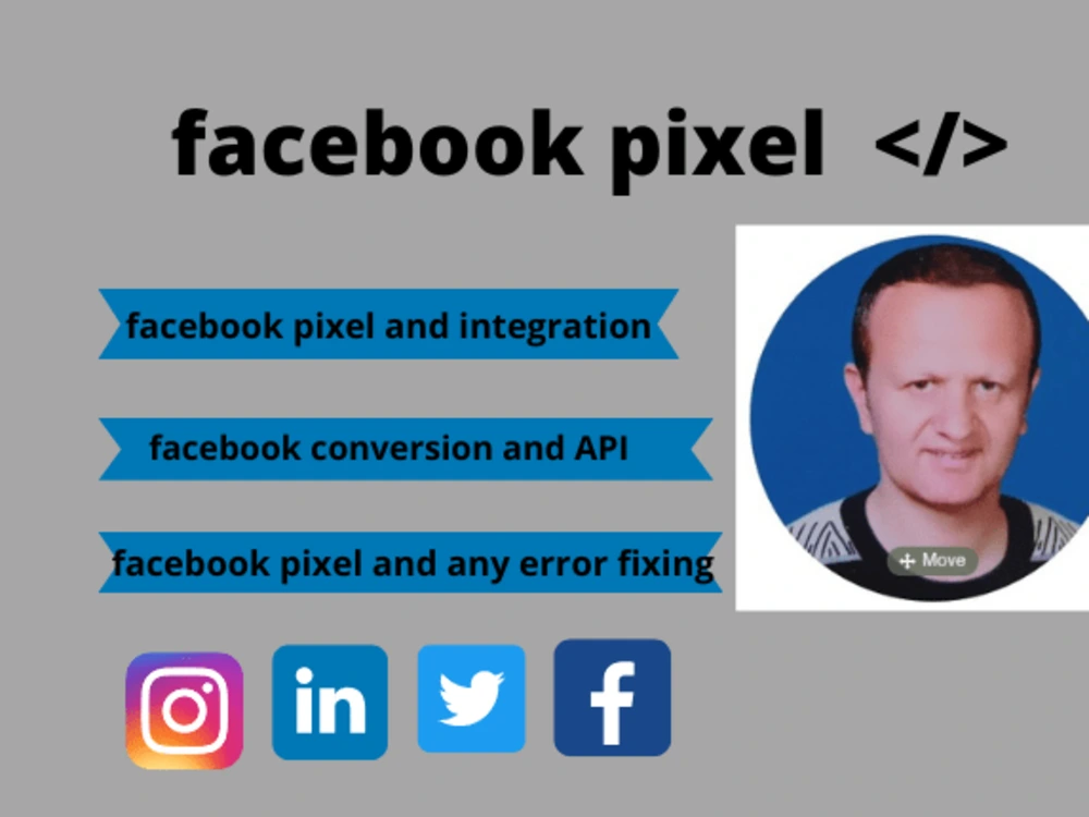 Facebook Pixel setup and API conversion | Upwork