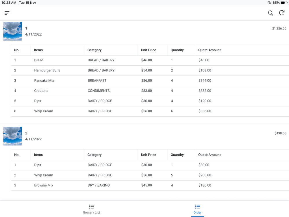 An appsheet database sheet and an appsheet app Upwork