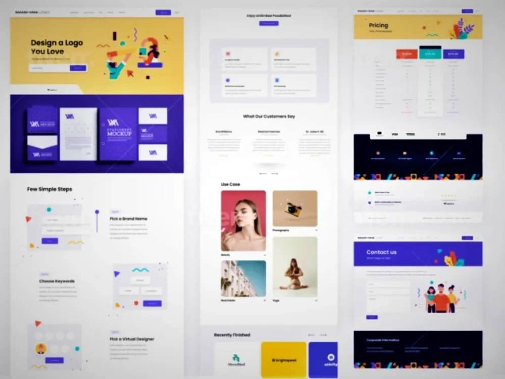 Website Landing Page UI UX design in Figma | Website development | Upwork
