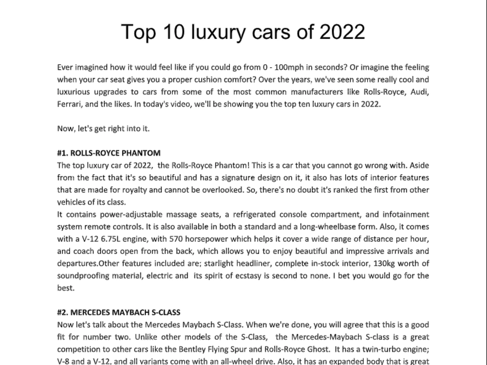 The best YouTube Top 10 script | Upwork