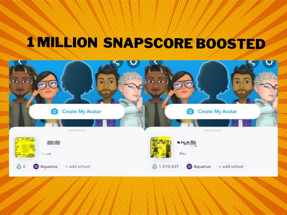 200000 snapscore to your snapchat account Snap Score Snapchat score