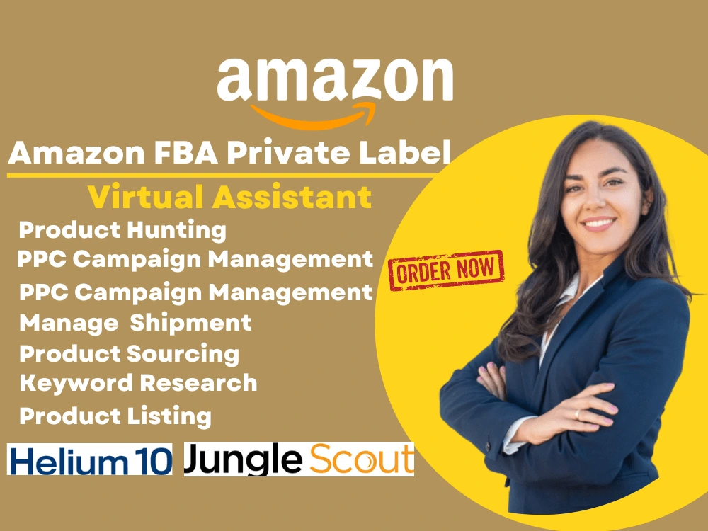 3 hours of Amazon FBA private label virtual assistant | Upwork