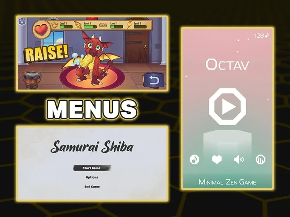 An adaptive PC or Mobile UI/UX design for your video game in Figma | Upwork