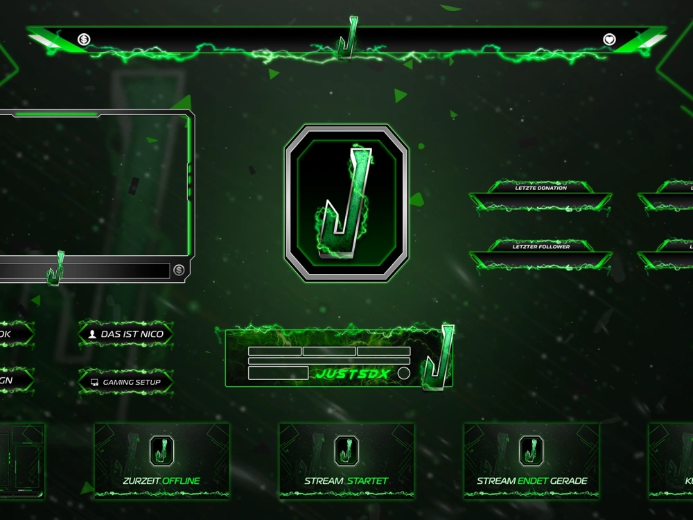 Best quality stream graphics for twitch, youtube, Facebook | Upwork