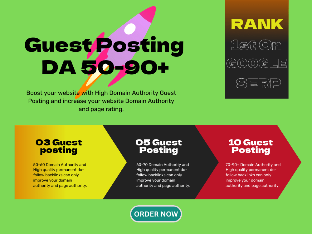 Guest Posting Service On High Authority Websites DA 80+ Upwork